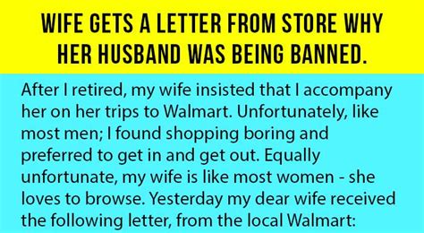 Don't ask when we got our first sale if it hasn't happened for you yet, post in the monthly critique thread for help. Wife Gets A Letter From Store Why Her Husband Was Being Banned