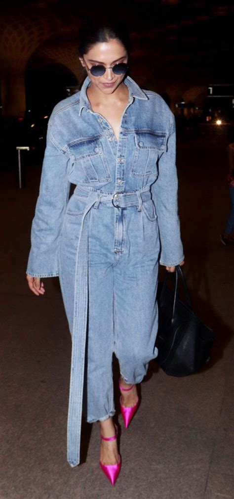 See more ideas about deepika padukone style, deepika padukone, dipika padukone. Deepika Padukone rocks an all denim jumpsuit like a pro as ...