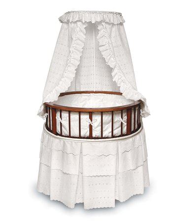 Great savings & free delivery / collection on many items. Gray & White Empress Round Bassinet & Canopy | Zulily ...