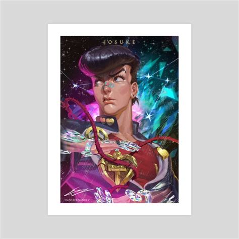 Maybe you would like to learn more about one of these? Josuke Higashikata, an art print by Enzo Fernandez - INPRNT