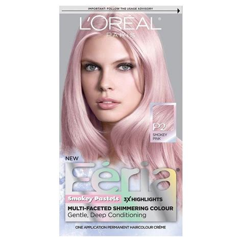 L'Oréal Paris Féria Smokey Pastels - P2 Smokey Pink - 6.8 ...