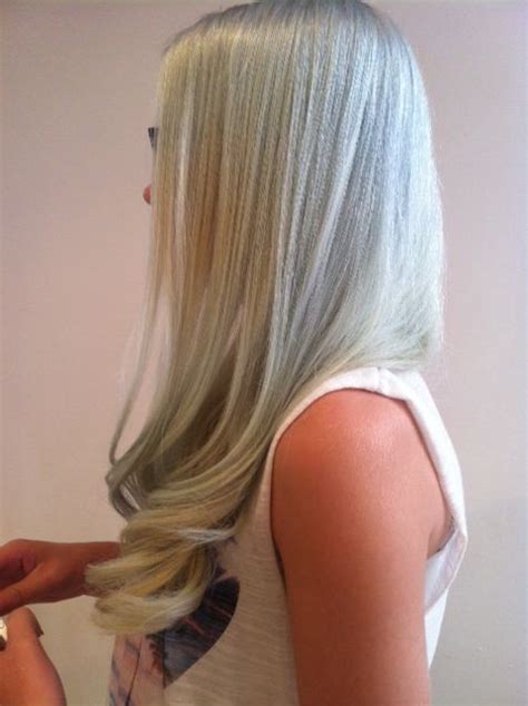 Maybe you would like to learn more about one of these? Ice mint blonde by Lauren | Long hair styles, Hair, Blonde