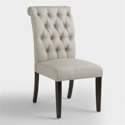 Dining chairs don't just have to look good, but should feel good, too. Tan Tufted Harper Dining Chairs, Set of 2 - v1 | Dining ...