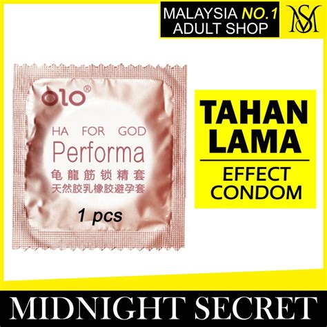Pakai kondom tebal untuk mengurangi rangsangan.  TAHAN LAMA  Time Delay Magic Condom / Tahan Lama Magic Tissue Kondom | Shopee Malaysia