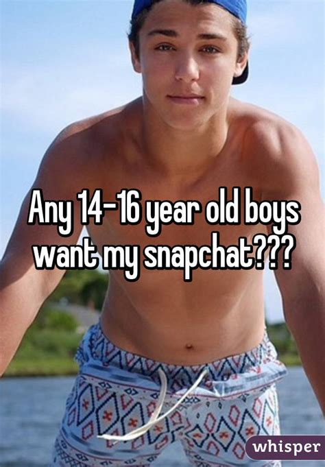 If you're 18 you can date people aged 38 years or older. Any 14-16 year old boys want my snapchat???