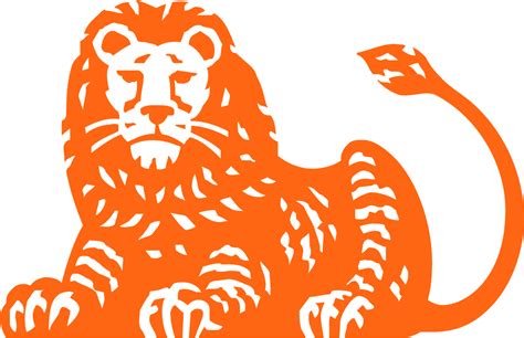 The ing logo should be applied, on a white background, at the top left of a website. Download Ing Logo-lion - Ing Group Logo PNG Image with No ...