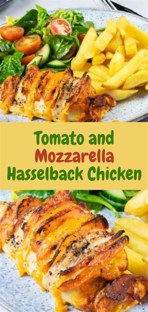 Hasselback chicken caprese with fennel. Healthy Recipes | Tomato and Mozzarella Hasselback Chicken ...