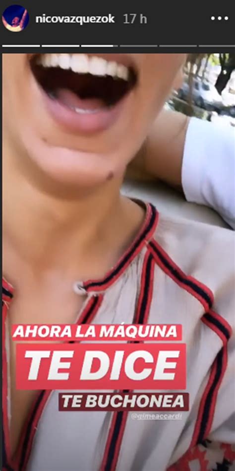 #nicolas vazquez #nico vazquez #bolida #gime accardi #gimena accardi #casi angeles #nico bauer #malvina bedoya agüero #hope. Nico Vazquez "escrachó" a Gimena Accardi: "Le quedó algo ...
