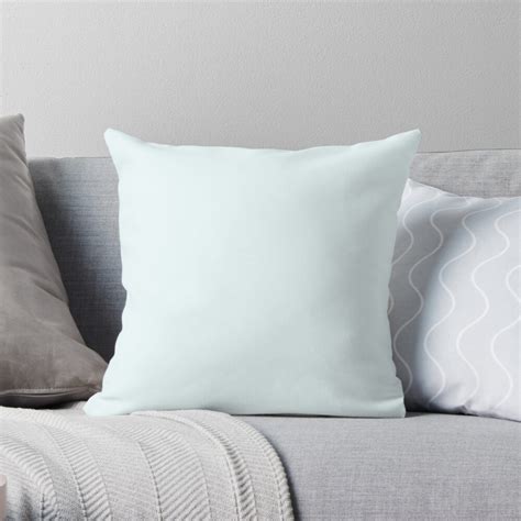 Enjoy free shipping on most stuff, even big stuff. "Cheap Solid Light Azure Blue Color" Throw Pillow by cheapest | Redbubble