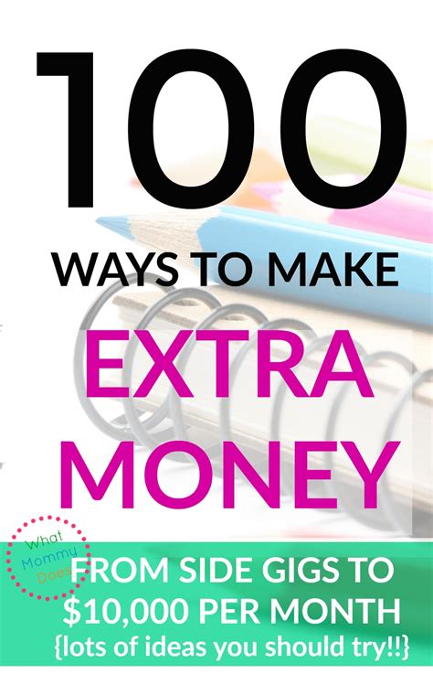 There are other ways to earn extra money! List of 100+ Ways to Make Money - How to Make Extra Cash ...
