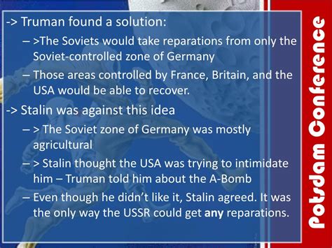 The potsdam conference was held from july 16th, 1945 to august 2nd 1945. PPT - The Cold War & The Space Race PowerPoint ...