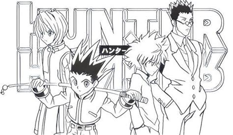 Some of the pictures have blurry lines, characters are missing eyes, and a some of it is fan art that's made into a coloring page. Hunter X Hunter Coloring Page | Coloring Page Base