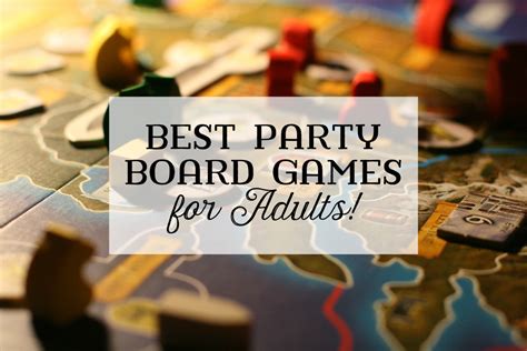It is very light, crisp and an easy game to laugh about and joke over. Best Party Board Games for Adults - HobbyLark - Games and ...