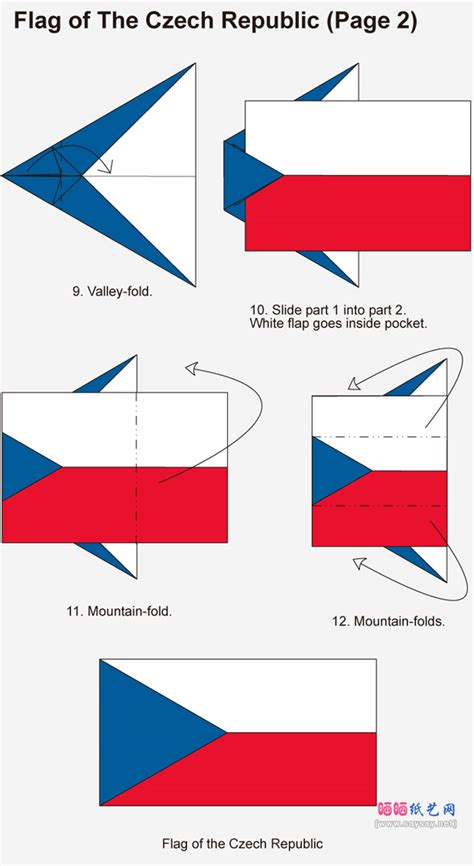 The site owner hides the web page description. 组合纸艺捷克国旗折纸教程_其它折纸_折纸教程 - 晒晒纸艺网