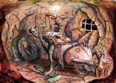 I just got done watching goblin slayer. The Goblins Cave by mac2010 on DeviantArt