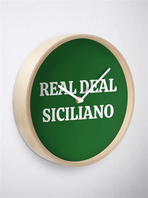 See more of real deal decorations on facebook. 'Real Deal Siciliano' Clock by artistoutfitter in 2020 ...