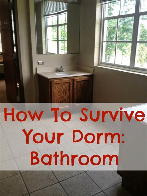 Your college student needs these handy dorm bathroom ideas. My Life As Hayden: How To Survive Your Dorm Room - Bathroom