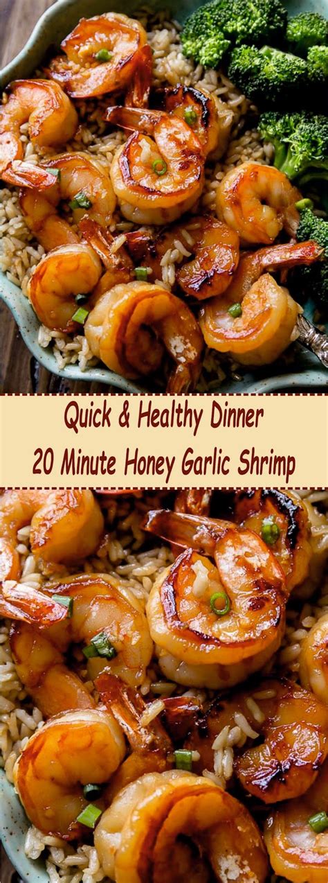 In the marinade we have 3 familiar favorites: Quick & Healthy Dinner 20 Minute Honey Garlic Shrimp ...