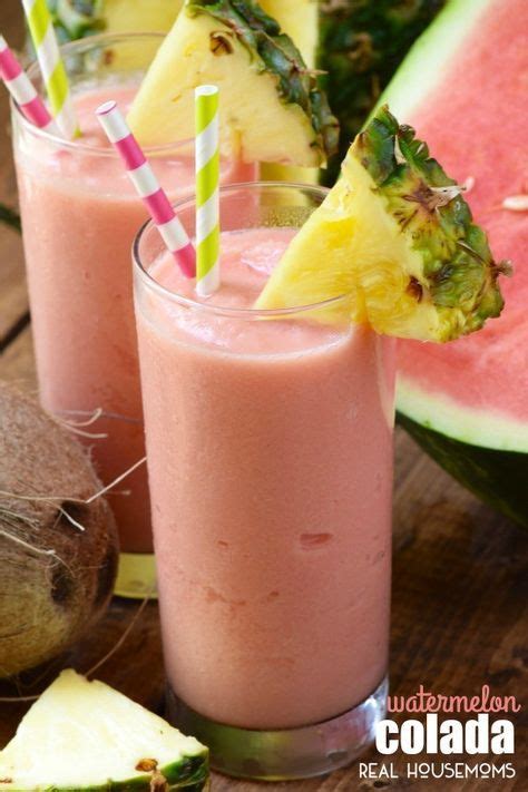 Maybe you would like to learn more about one of these? Watermelon Colada, I would use Malibu Rum | Coconut rum ...