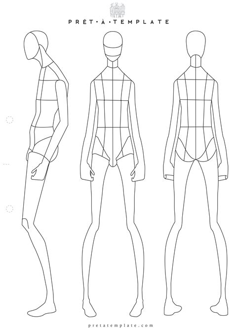 Throughout the year i do various presentations to elementary. Prêt-à-Template | Fashion figures, Fashion design template ...