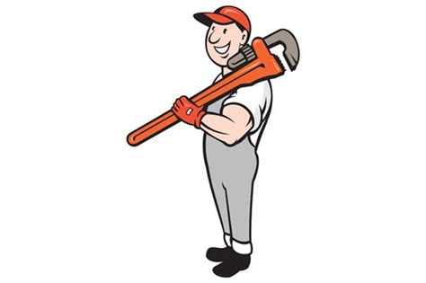 We write essays, research papers, term papers, course works, reviews, theses and more, so our primary mission is to help you succeed academically. Plumber Smiling Holding Monkey Wrenc | Pre-Designed ...
