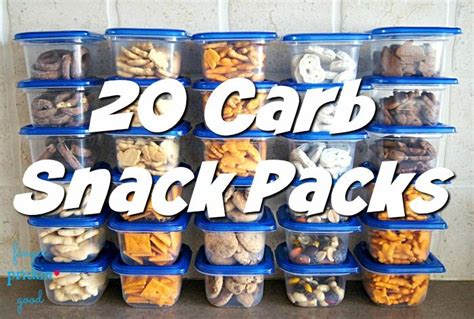 Also, read more for benefits & recipes of deserts. 20 Carb Snack Packs | Diabetic diet food list, Prediabetic ...