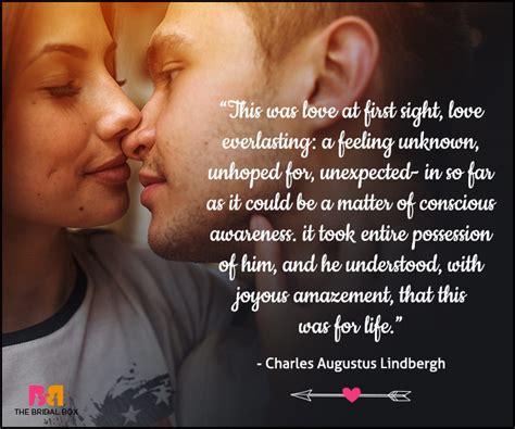 These first love quotes for her and him with images and pictures. 20 Best Love At First Sight Quotes To Share!