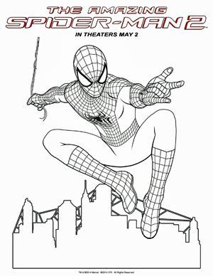 Spider man 2012 film download the head of the amazing spider man in. The Amazing Spider-man 2 coloring sheets | Movies, DVDs, and Blu-rays | Pinterest | The amazing ...