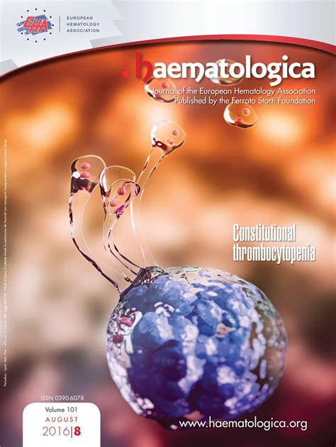 Editorial | 04 august 2016. Vol. 101 No. 8 (2016): August, 2016 | Haematologica