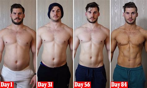 Get my body transformation workout program: Man shows off 12-week body transformation in amazing time ...