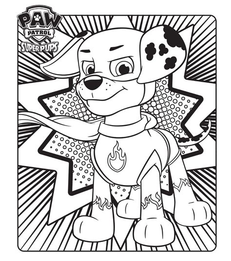 Der zeichentrickfilm lehrt kinder güte, gegenseitige unterstützung und hilft, ihre ängste zu bekämpfen. Paw Patrol Coloring Page Best Of Paw Patrol Super Pups Colouring Page Coloring Pag… (With images ...