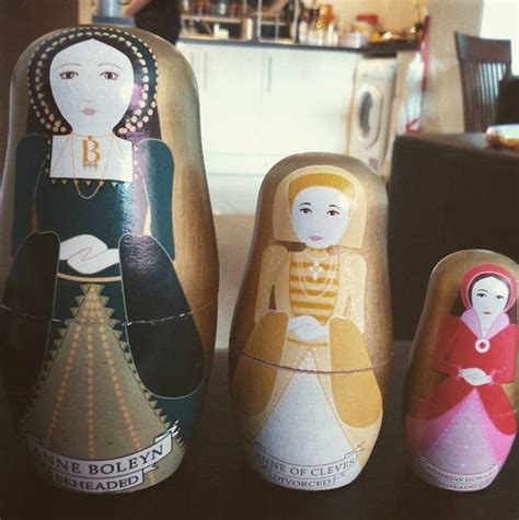 Check spelling or type a new query. Hever Castle gift shop - nesting dolls of the wives of ...