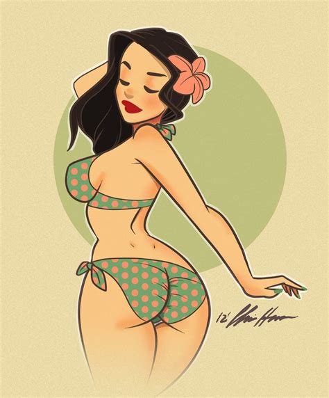 It makes me look very glam and i just wish i looked this fab in real life. 321 best Beauty Pin Up Art images on Pinterest | Pinup ...