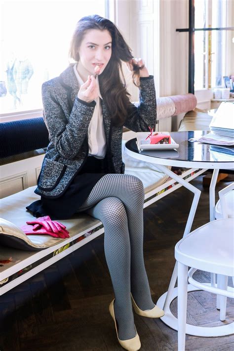 Small tits, teen, women masturbation. #3 Ways to Wear the Fishnets this Winter | Tights outfit ...