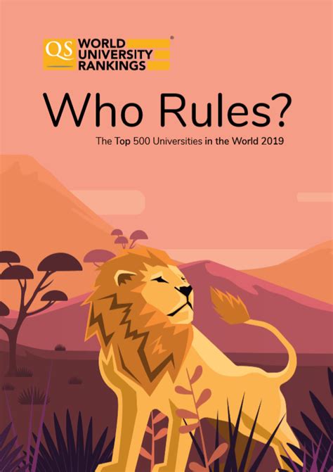 The qs world university rankings are known to use a consistent methodological framework, compiled using six simple metrics which effectively capture university performance. 2019 QS World University Rankings: Top 500 | QS