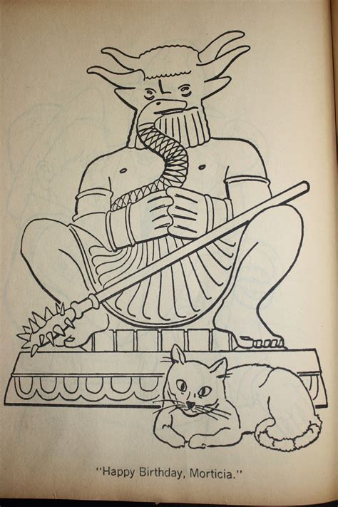 Pugsley addams from the addams family coloring page. The Addams Family - A Coloring Book (1965) - Flashbak