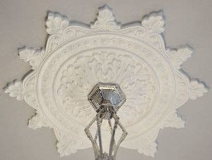 When deciding on a ceiling medallion, you have two (2) primary issues to. Large 38" Decorative Real Plaster Ceiling Medallion (ZK ...