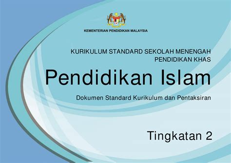 Selepas download, anda boleh cetak untuk rujukan pembelajaran untuk subjek pendidikan islam tingkatan 2. Dskp Pendidikan Islam Tingkatan 2 2019