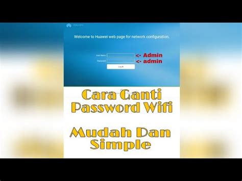 Find huawei router passwords and usernames using this router password list for huawei routers. Ganti Password Wifi Hg8245H5 / Password Modem Indihome ...