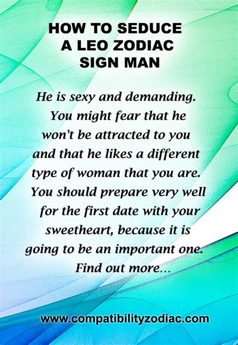 Sagittarians are full of ideas and are always positive about them so sagittarians are the intellectual type and you might be surprised to realize you're the one trying to keep up with how her brain works. How to seduce a Leo zodiac sign man? | Astrology and Tarot
