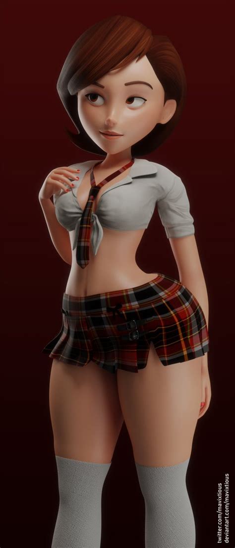 Just look at all those cliches :iconlaugshplz: Schoolgirl Helen Parr ~ The Incredibles Rule 34 Fan Art by ...