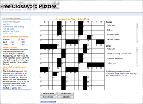 The best free online crossword is brand new, every day. Dell easy crossword puzzles online. Play Crossword ...