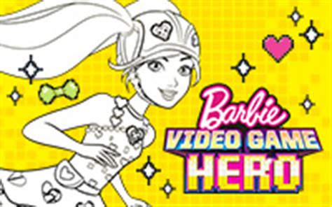 Check out our barbie games, barbie. Printable-Barbie-Video-Game-Hero-Coloring-Page-1