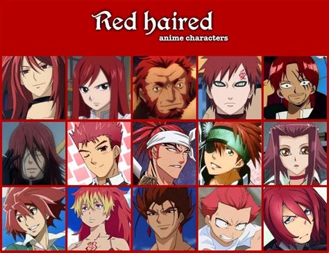 She has crimson red hair, brown pupils and fair complexion. Personality based on hair color | Anime Amino