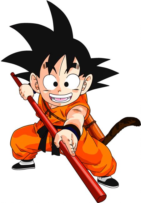 Goku is introduced in the dragon ball manga and anime at 12 years of age (initially, he claims to be 14, but it is later clarified during the tournament saga that this is because goku had trouble counting), as a young boy living in obscurity on mount paozu. Download Download Free Printable "son Goku Png" Template Coloring - HD Transparent PNG - NicePNG.com