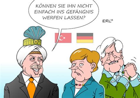 Merkel's coalition partner the social. Erdogan II von Erl | Politik Cartoon | TOONPOOL