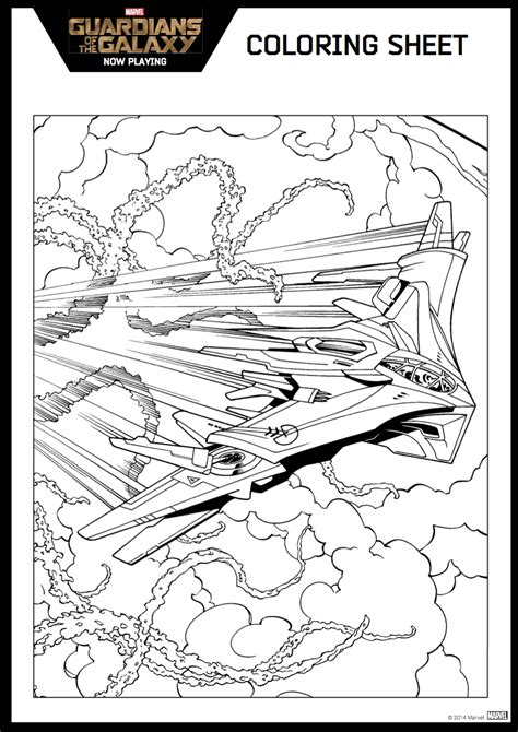 Full of actions, these movies are super funny! Guardians of the Galaxy coloring sheet 5 - Hispana Global