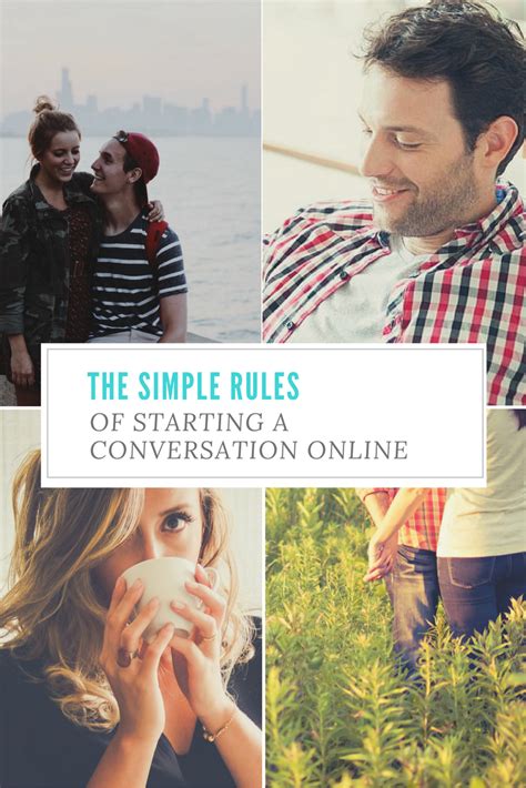 To dig a little deeper, carbon dating is a type of radioactive dating. The Simple Rules of Starting a Conversation Online | How ...