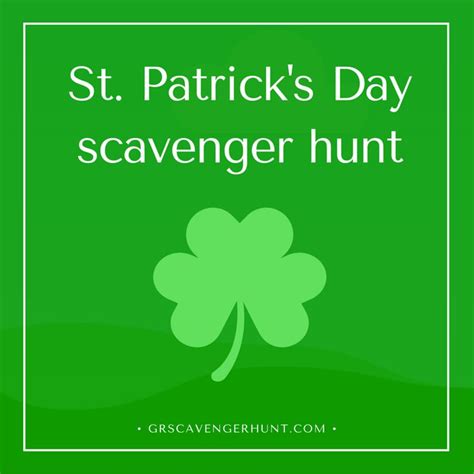 The hunt was a huge success! St. Patrick's Day Scavenger Hunt (for adults) | Photo ...