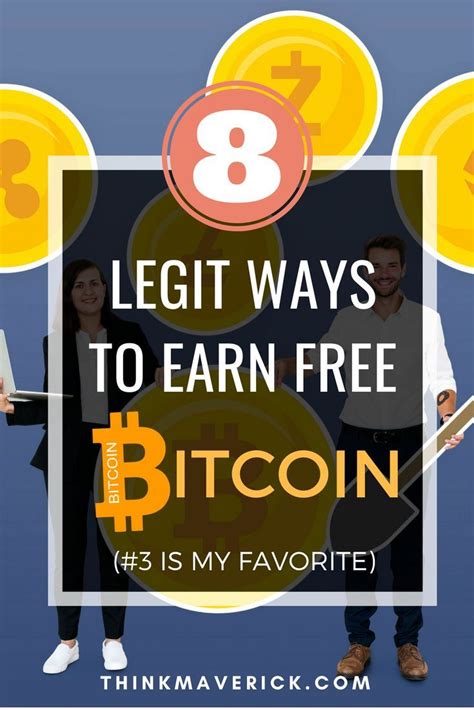 In all honesty the best way to earn bitcoin is just to stop thinking about it as something different from the regular fiat money that you use everyday. Legit Site To Earn Bitcoin Free | How To Earn Bitcoin In Pivot